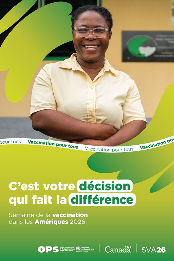 VWA 2026 healthcare worker poster french