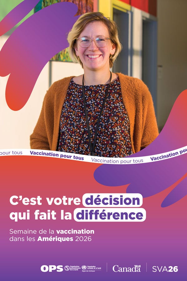 VWA 2026 healthcare worker poster french