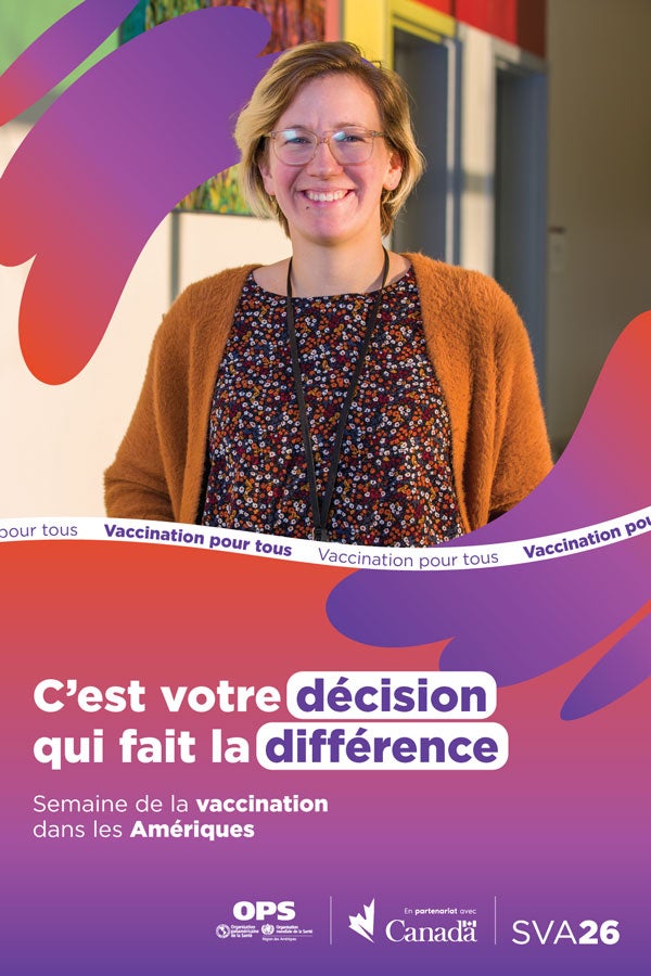 VWA 2026 healthcare worker poster french