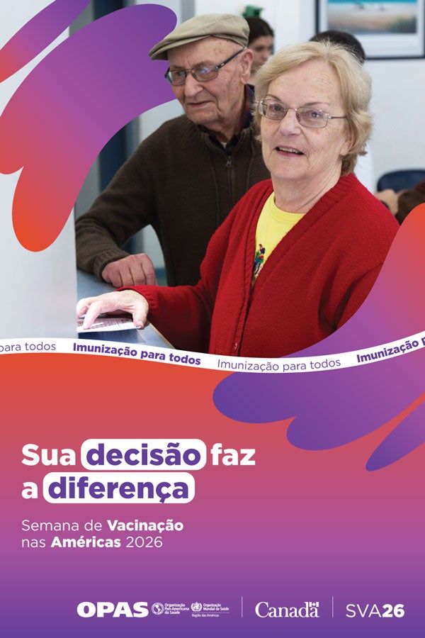 VWA 2026 elderly couple poster portuguese