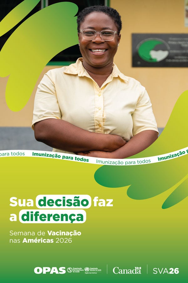 VWA 2026 healthcare worker poster portuguese