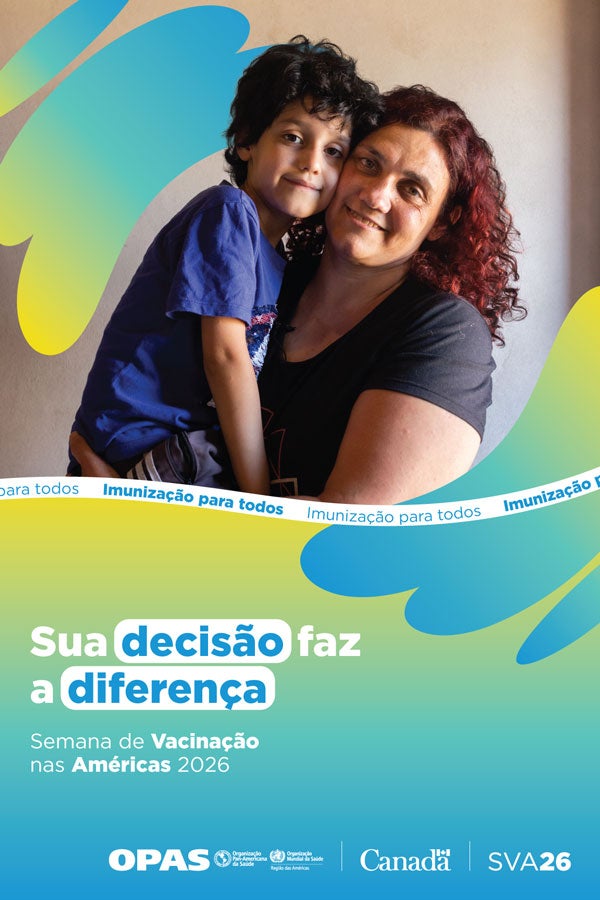 VWA 2026 mom and boy poster portuguese