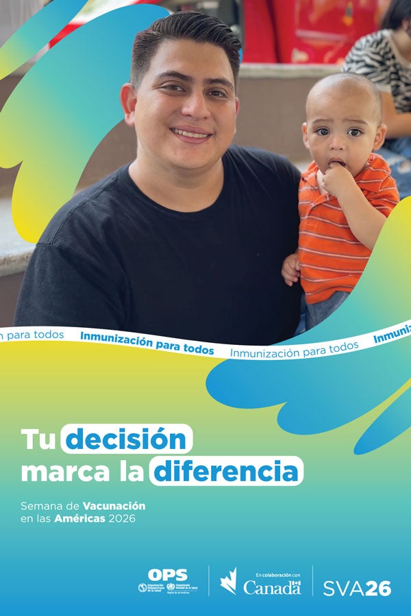 VWA 2026 boy and dad poster spanish