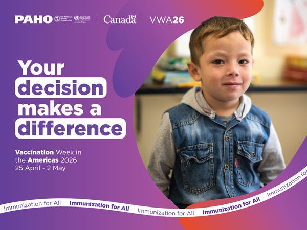 VWA 2026 boy in health facility backing banner