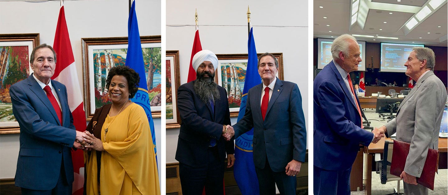 Dr. Jarbas Barbosa's visit to Canada