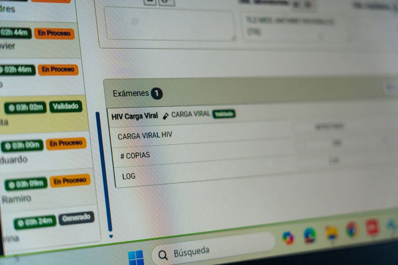 Tabla de datos