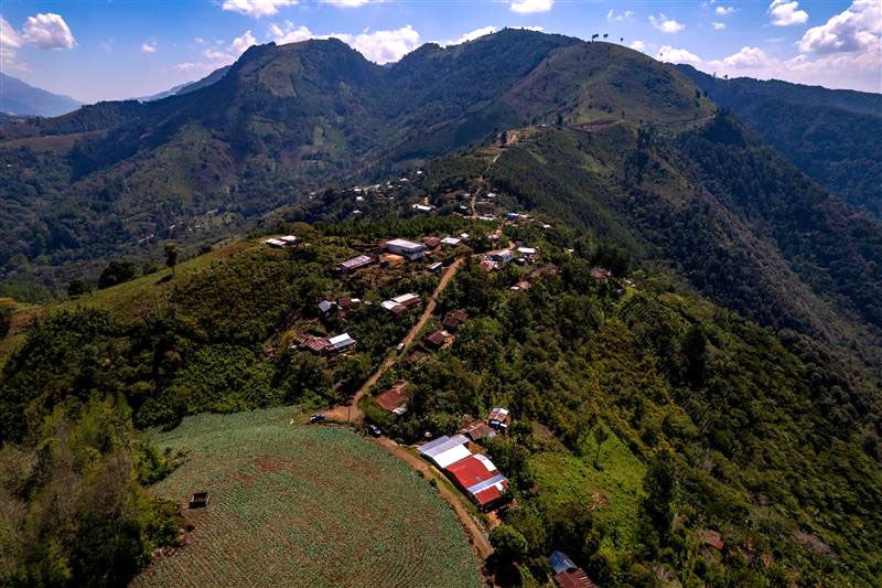 View of the mountains 