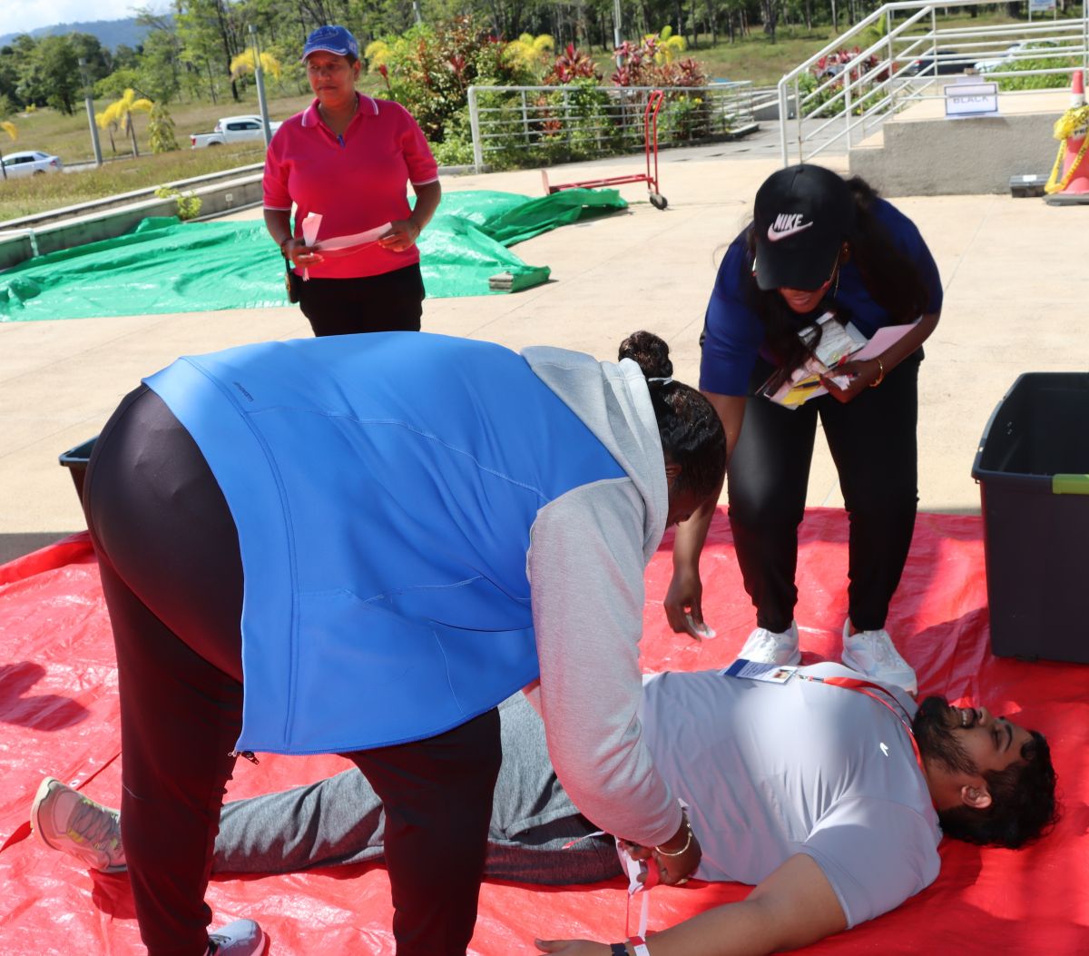 Participants gained realistic experience during the simulation exercise