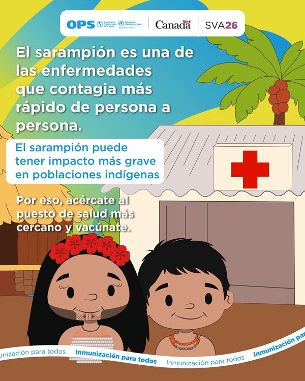 Tarjetas sobre sarampión Panamá