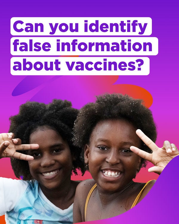 Can you identify false information about vaccines?
