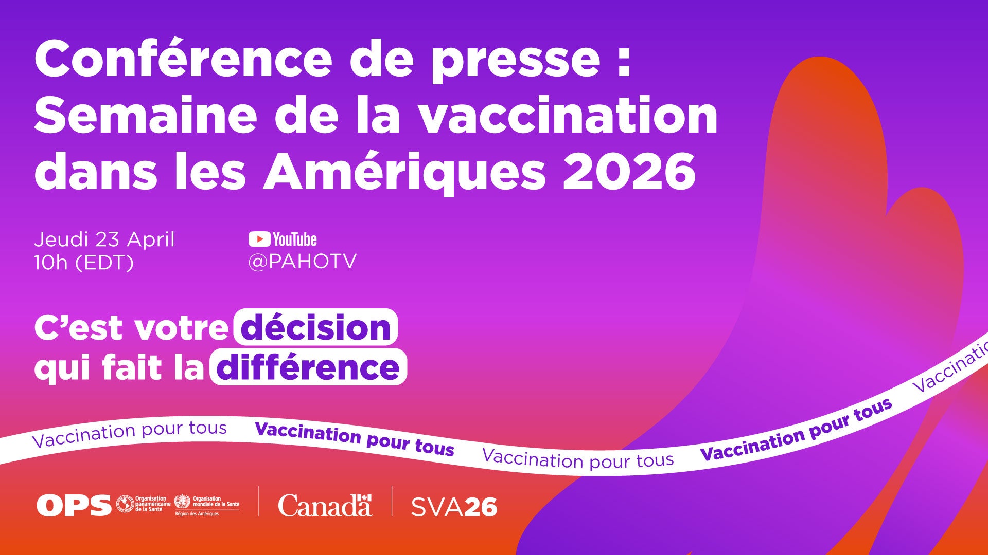 press conference flyer french