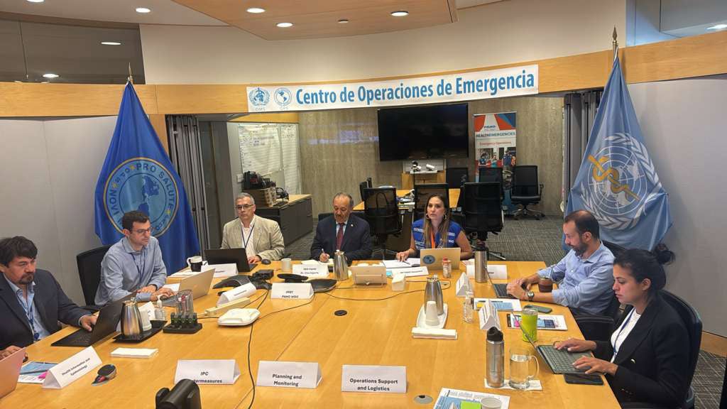 Ejercicio Polaris II desde el Centro de Operaciones de Emergencias en Washington