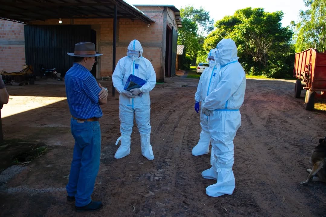 """participantes simulacro fiebre aftosa en paraguay