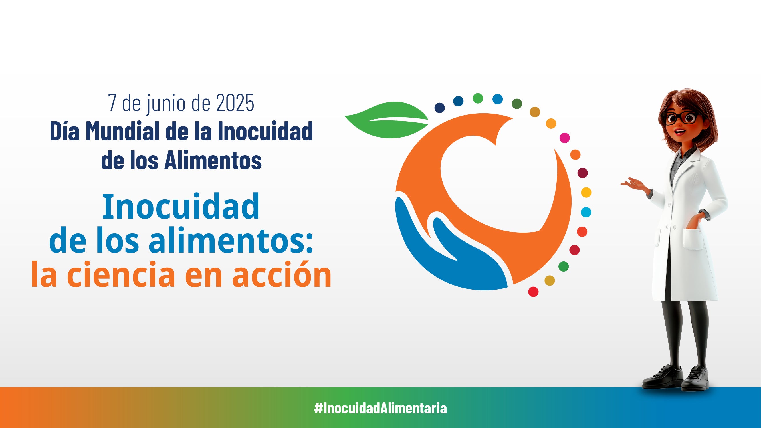 ""arte para el banner del Día mundial de la inocuidad de los alimentos