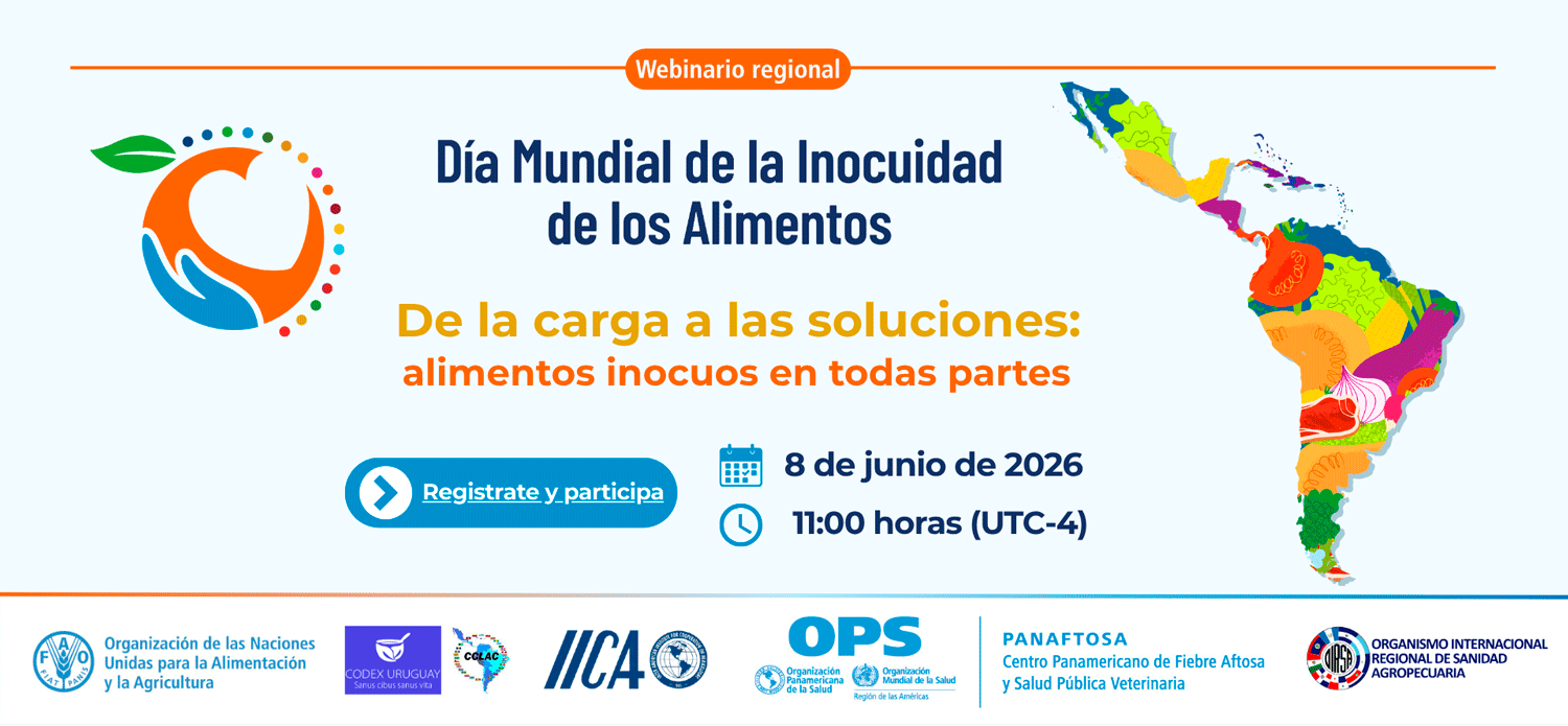 ""banner webinar del Día Mundial de Inocuidad de los Alimentos 2026