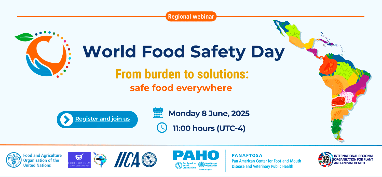 ""banner webinar del Día Mundial de Inocuidad de los Alimentos 2026