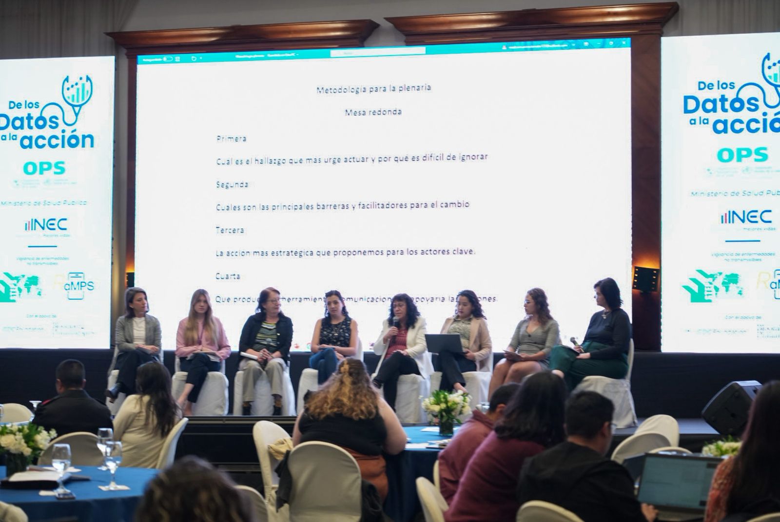 Delegadas de las mesas técnicas de trabajo presentan resultados del análisis de la encuesta