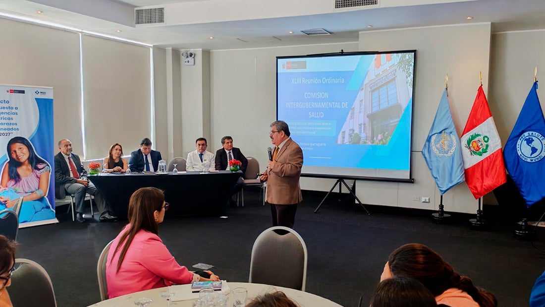 Participación del viceministro de Salud Pública, Henry Rebaza Iparraguirre 