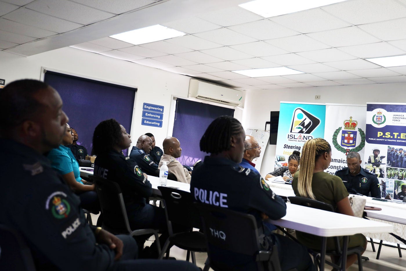 Speed gun handover ceremony