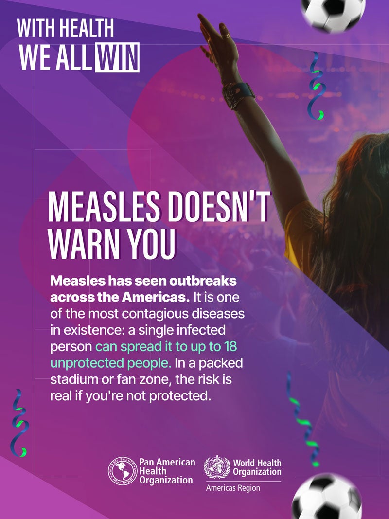 Measles doesn't warn you