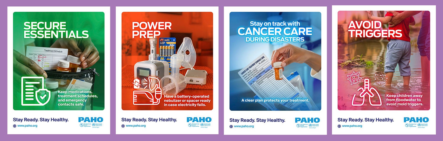 Link to communication material on NCDs during disasters