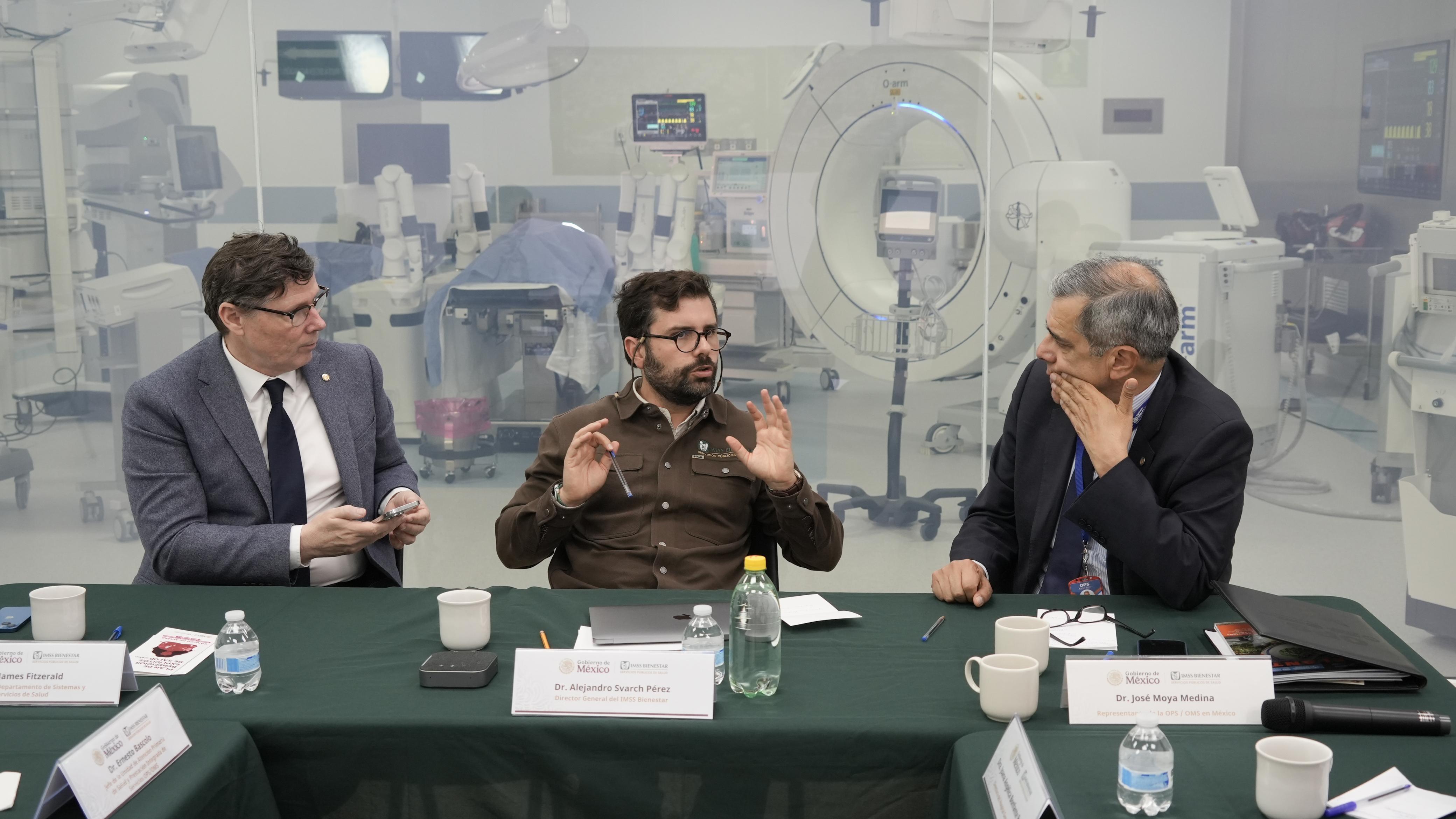 Reunión de trabajo con el director general del IMSS-Bienestar