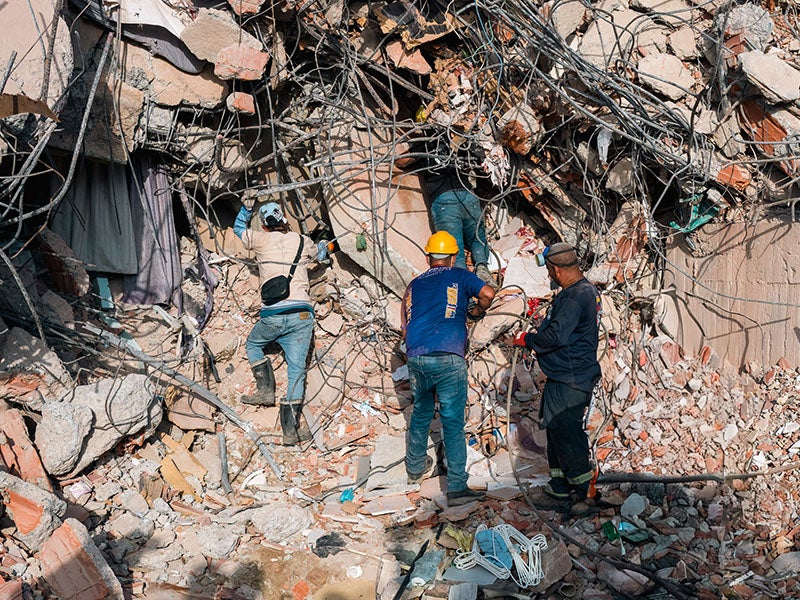 fotos del terremoto