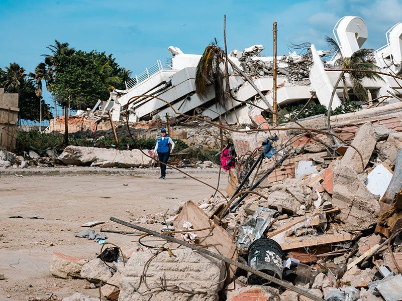 fotos del terremoto