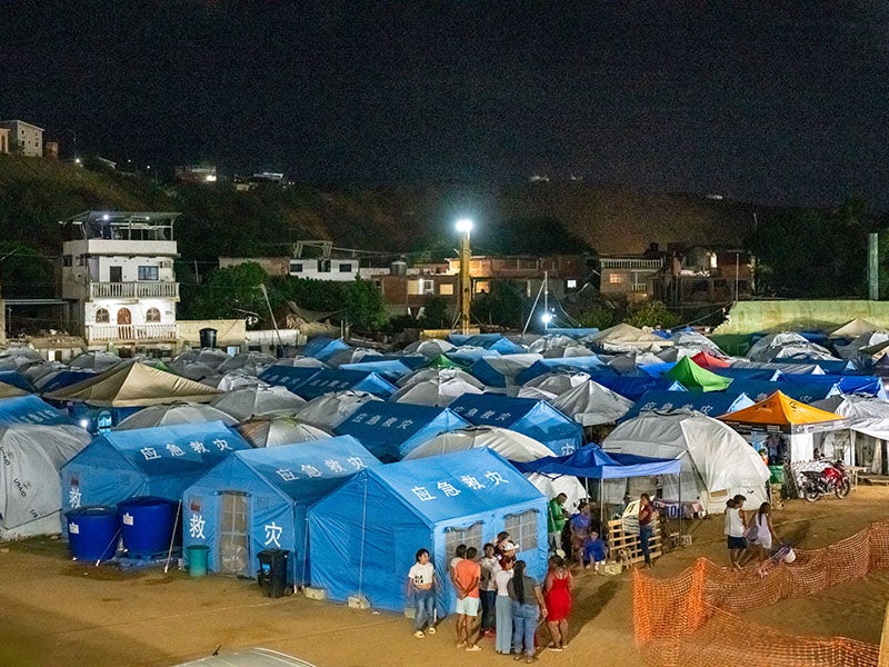 fotos del terremoto