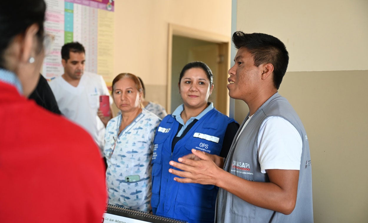 Visita a la USF Campo Loa, Chaco paraguayo 