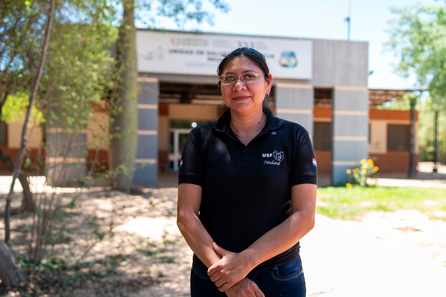 Clara Carvajal, enfermera de la USF Neuland Chaco Paraguayo 