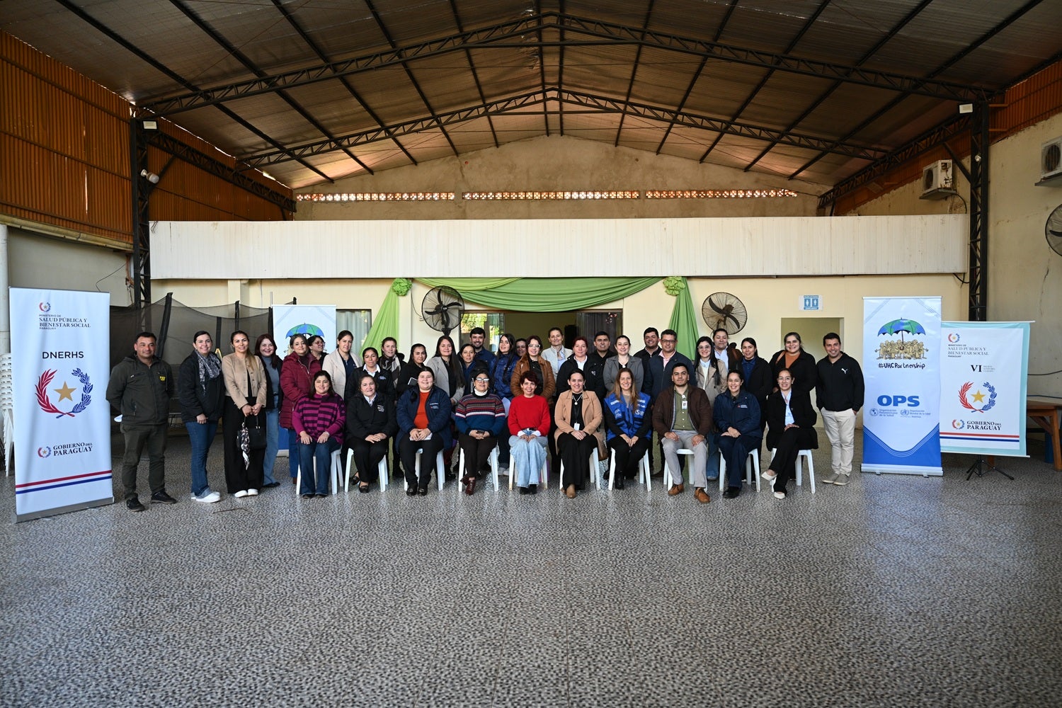 Equipo de Caazapá participante del taller. 