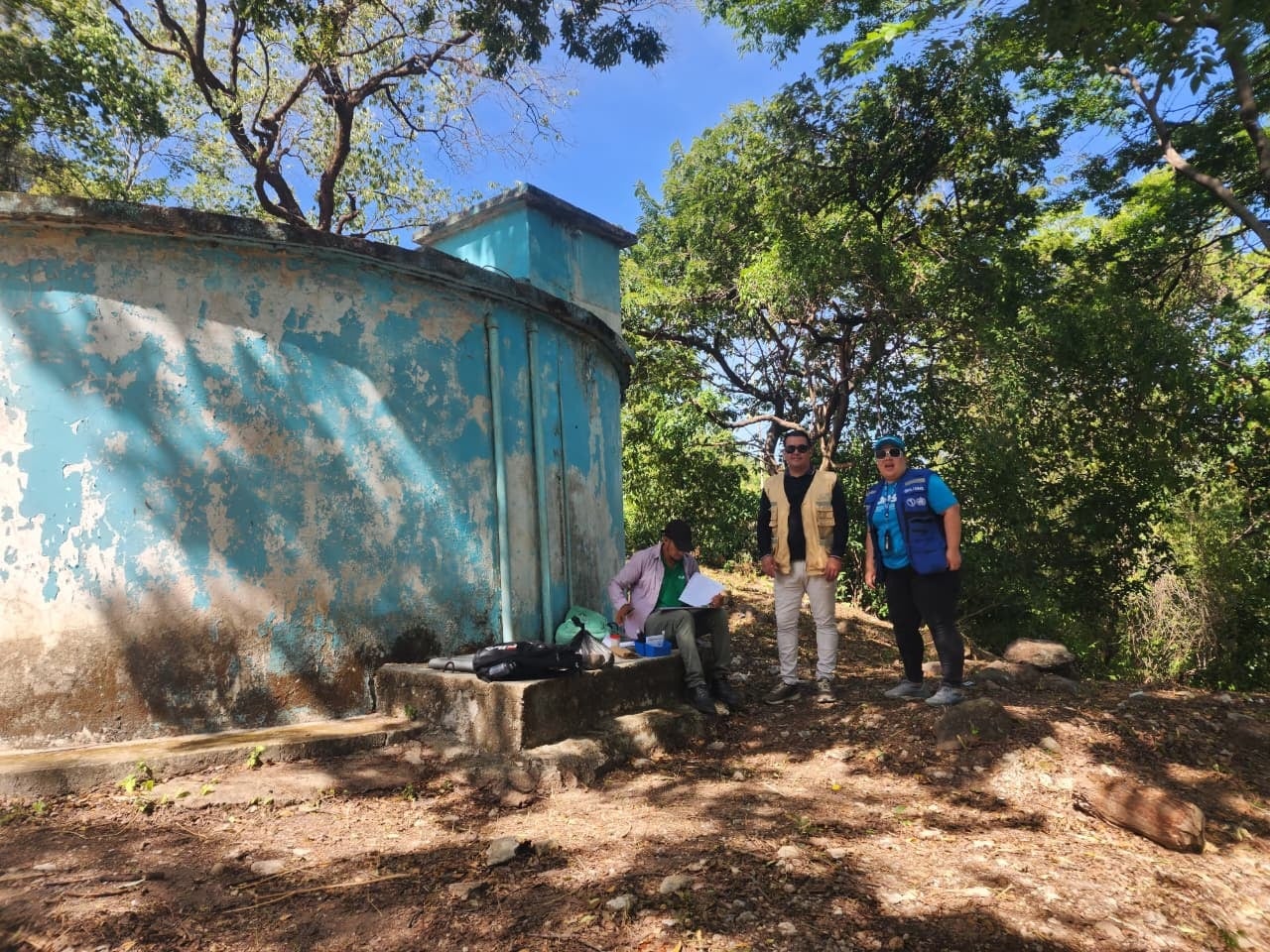 Inspección de tanque de agua