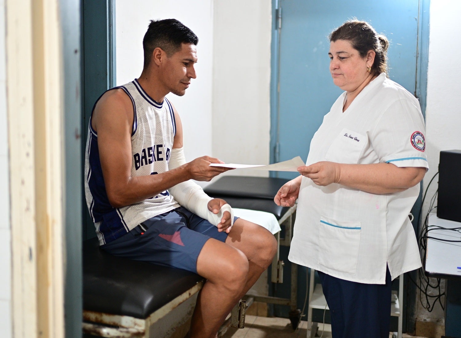 Paciente del Hospital Regional de Limpio. 
