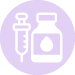 vaccine and its vial icon