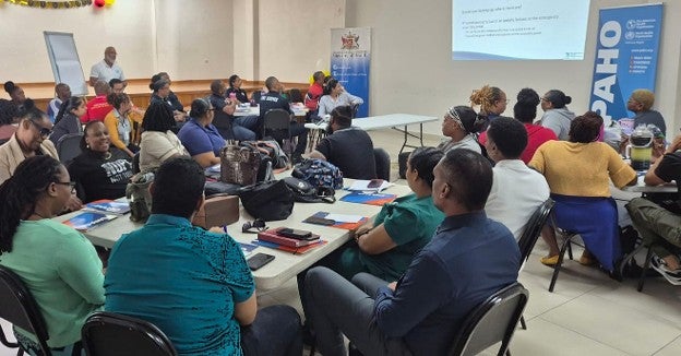 Some of the NWRHA workshop participants during the theory training sessions