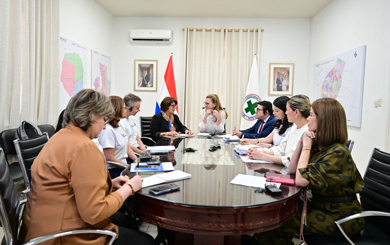 Presentación de resultados preliminares a la ministra de salud