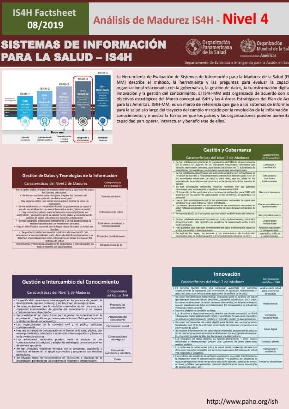 Hoja informativa: Análisis de Madurez - NIVEL 4