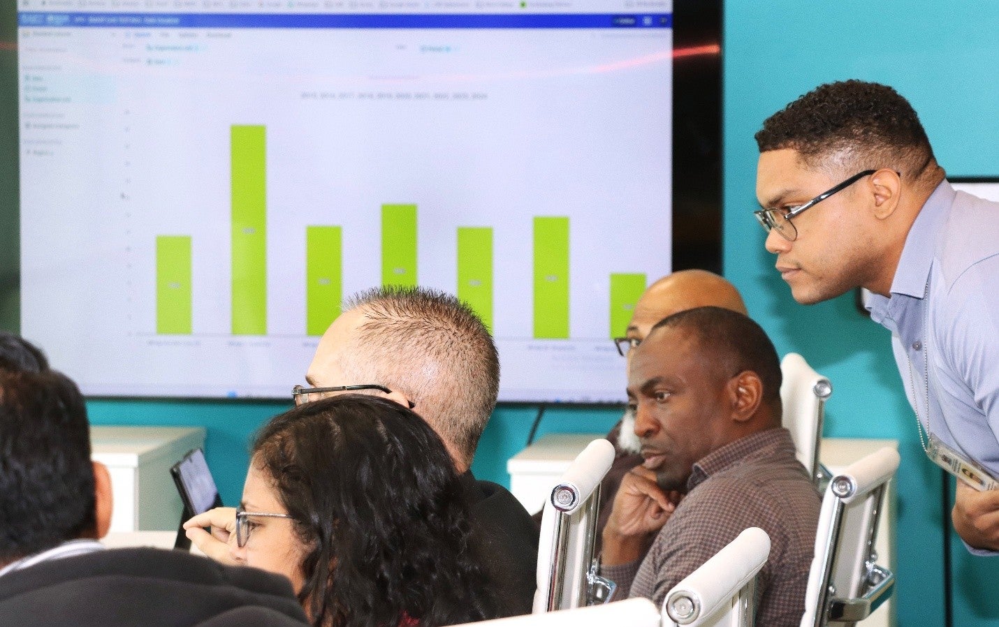Participants collaborate during the workshop