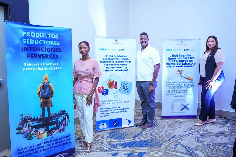 Jóvenes alzan su voz por ambientes 100 % libres de humo de tabaco y otras emisiones