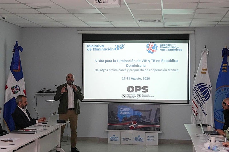 OPS apoya a República Dominicana para fortalecer el diagnóstico, la atención y la vigilancia del VIH y la tuberculosis