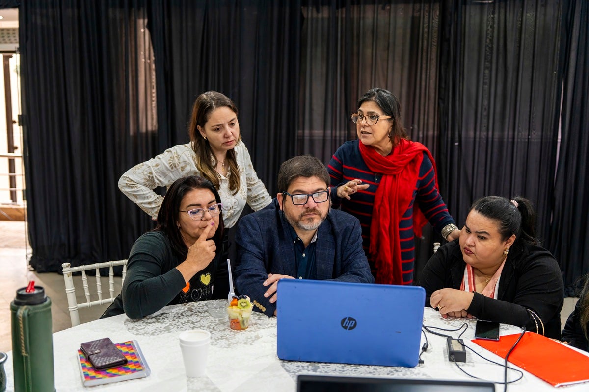 Participantes del Taller RIISS en Paraguari