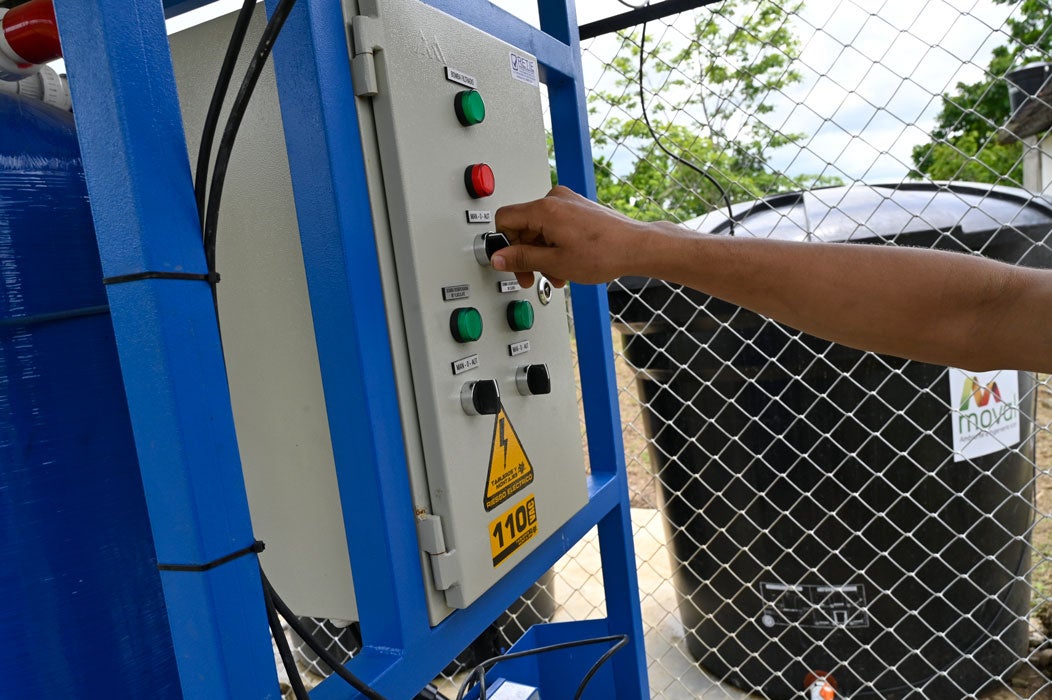 Panel de tablero electrico