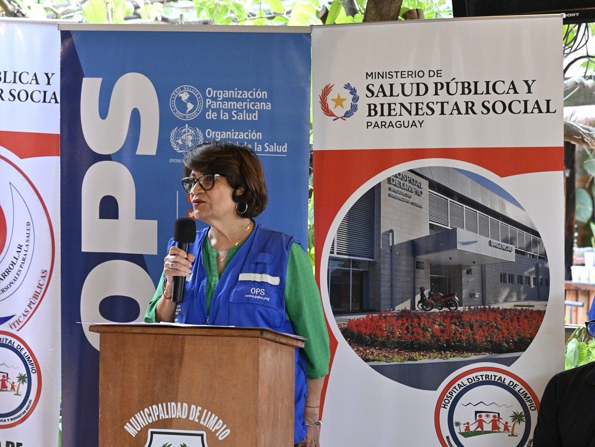 Dra Haydee Padilla Representante a.i de la OPS/OMS en Paraguay