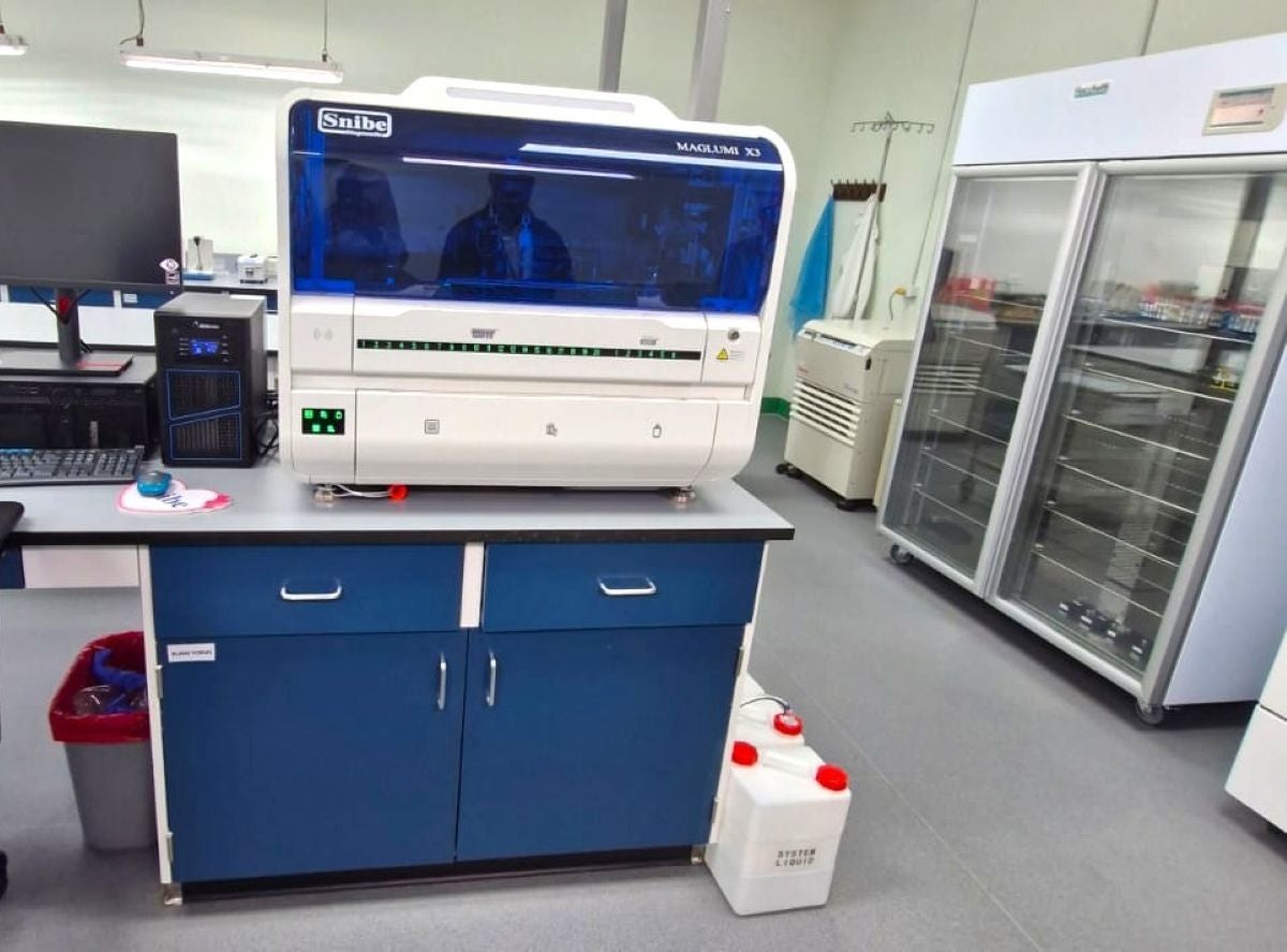 Some of the equipment at the Trinidad and Tobago Blood Bank Lab Testing Facility