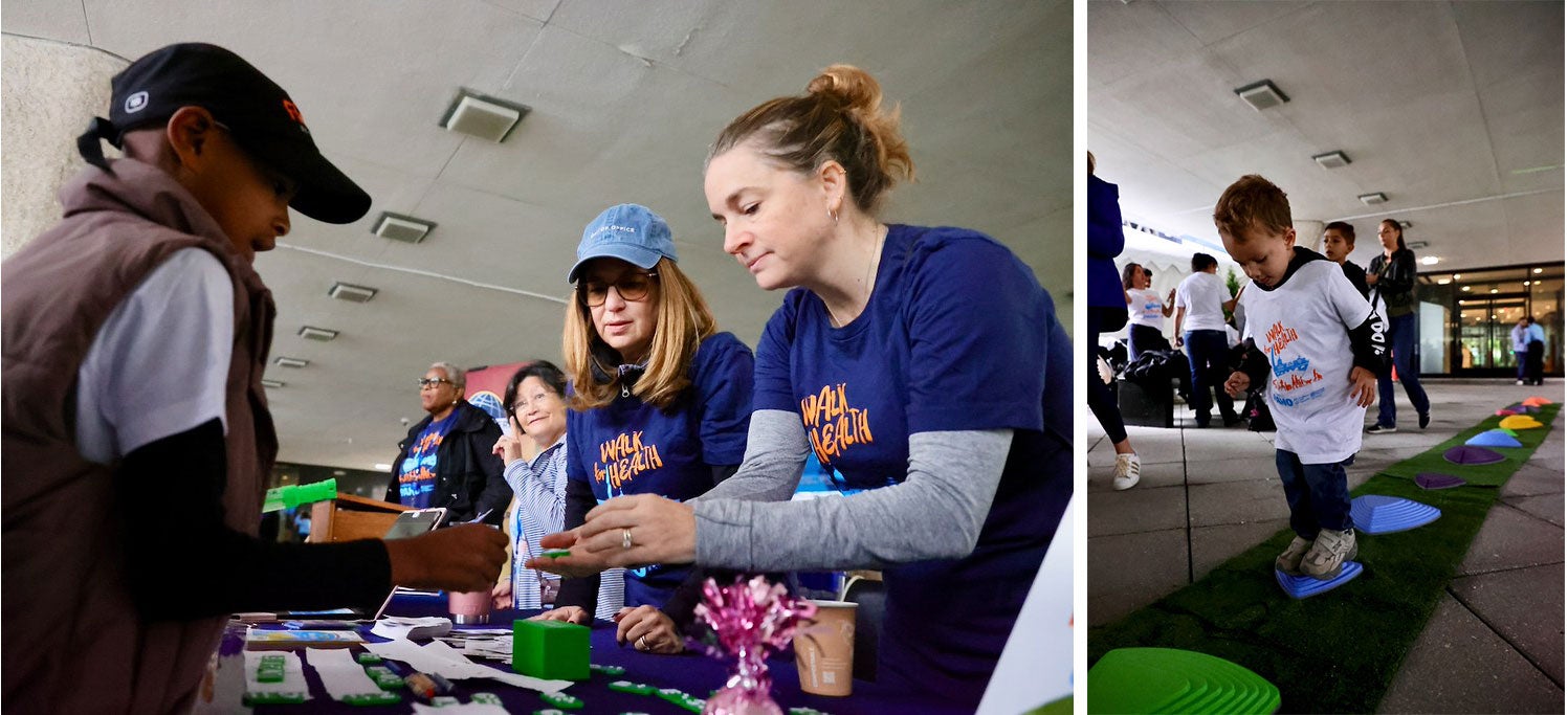 Games and booths at PAHO's Walk for Health 2026