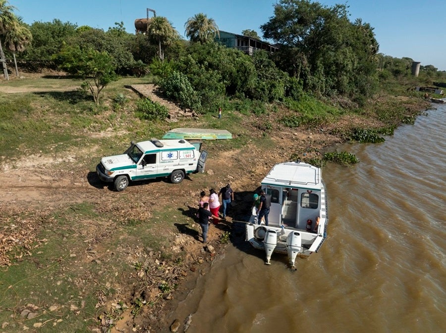 Fuerte Olimpo zona fronteriza con Brasil