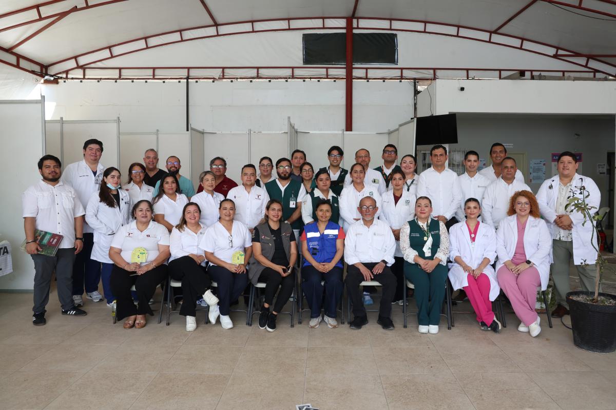 Personal de salud que brindó atención a las personas en contexto de movilidad
