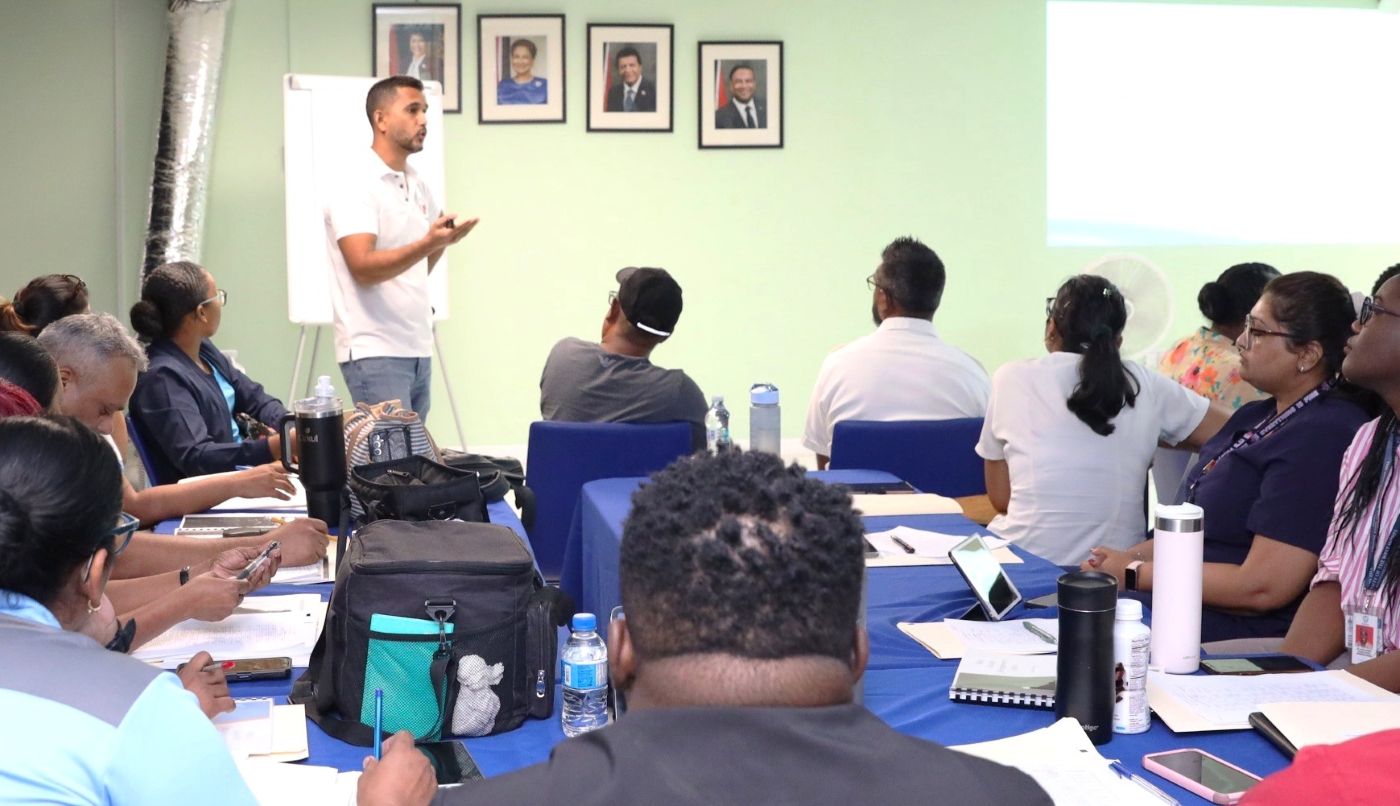 National local trainer Dr. Windale Balgobin, SMO, Emergency Department, SWRHA