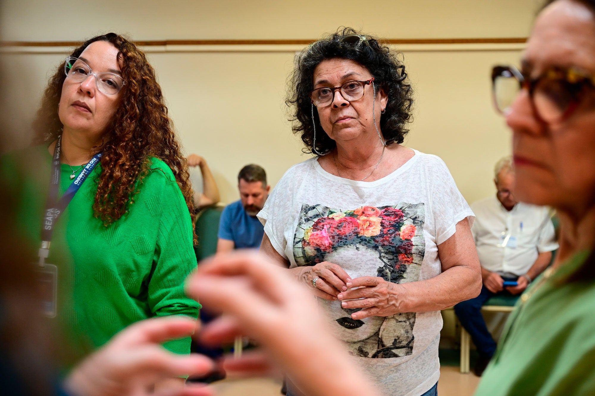 ""participantes de la SEAPPADI-RJ en el ejercicio práctico en PANAFTOSA 